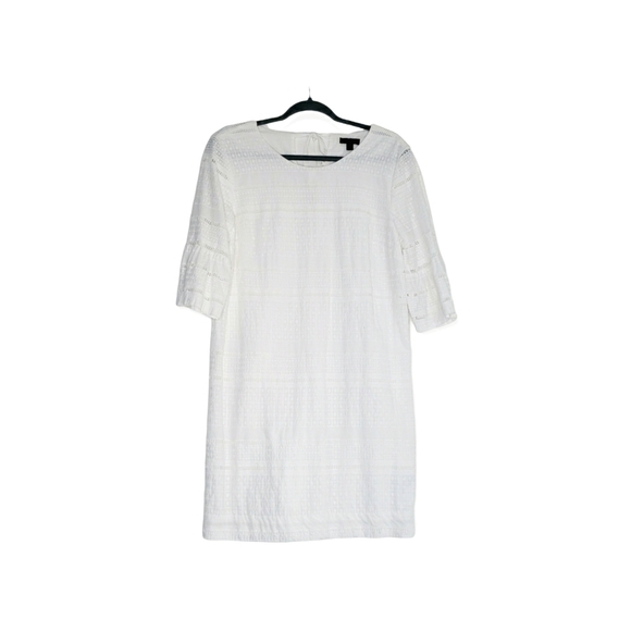 J. Crew Dresses & Skirts - J. Crew eyelet lined flare sleeve dress size 6